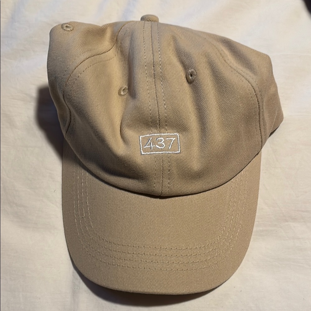 437 Beige Baseball Cap (New)